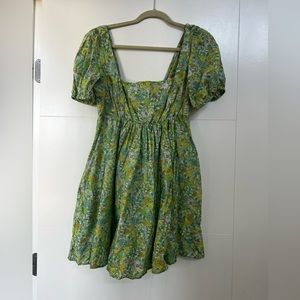 Show Me Your Mumu puff sleeve mini dress